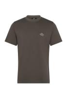 Cotton Jersey Frode Emb Logo Tee Brown Mads Nørgaard