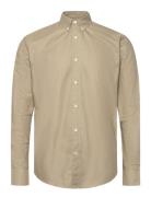 Cotton Oxford Sune Shirt Bd Beige Mads Nørgaard