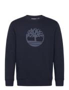 Tree Logo Crew Neck Sweatshirt Navy Timberland