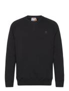 Exeter River Brushed Back Crew Sweatshirt Black/Pavement Black Timberl...