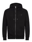 Brushed Back Full Zip Hoodie Black Timberland