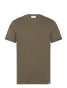 Nørregaard Tonal T-Shirt Khaki Les Deux