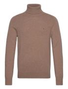 Lambswool Roll Neck Beige Tommy Hilfiger