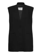 Clio Waistcoat Jacket Black Dante6