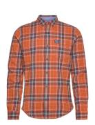 L/S Cotton Lumberjack Shirt Orange Superdry