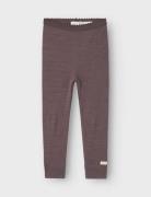 Nmfwyla Wo/Vi Legging Burgundy Name It