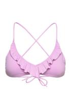 Swim Bra Nolita Flounce Purple Lindex