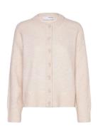 Slfrena Ls Knit Cardigan Camp Cream Selected Femme