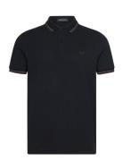 Twin Tipped Fp Shirt Navy Fred Perry