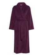 Cornflocker Fleece Robe Long Purple Missya