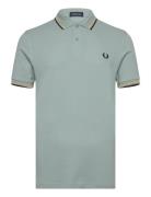 Twin Tipped Fp Shirt Blue Fred Perry