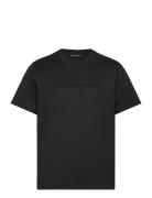 Embossed Logo Tee Black Michael Kors