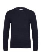 Jjotto Knit Crew Neck Ln Navy Jack & J S