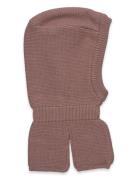 Balaclava - Wool W. Windstop Pink Color Kids