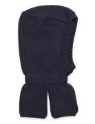 Balaclava - Wool W. Windstop Navy Color Kids