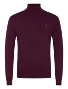 Turtleneck Viscose Sweater Burgundy Scotch & Soda