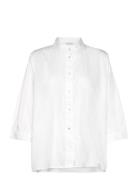 Feminine Solid Blouse White Tom Tailor