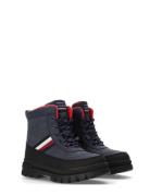 Tommy Hilfiger Faux Fur Ankle Boots Blue Tommy Hilfiger