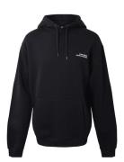 Hoodie W/Print Black Hound