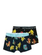Nkmasgar Pokemon 2P Boxer Noos Sky Black Name It