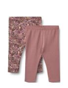 2 Leggings Jules Pink Wheat