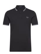 Twin Tipped Fp Shirt Black Fred Perry