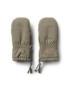 Mittens Zipper Tech Khaki Wheat