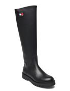 Tjw Long Shaft Boot Black Tommy Hilfiger