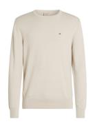 Micro Pique Structure Sweater Beige Calvin Klein