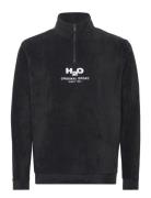 Blåvand Ii Fleece Half Zip Black H2O