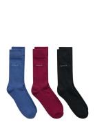 Soft Cotton Socks 3-Pack Blue GANT