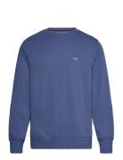 Reg Shield C-Neck Sweat Blue GANT