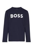 Long Sleeve T-Shirt Navy BOSS