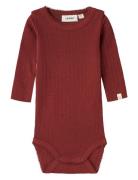 Nbfrachel Nes Ls Slim Body Hea Lil Red Lil'Atelier