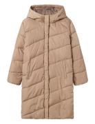 Nlfmyis03 Long Jacket Bias W Hood Fo Beige LMTD