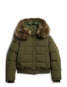 Everest Hooded Bomber Jkt Khaki Superdry