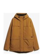 Surplus Hooded Parka Brown Superdry