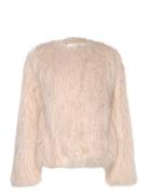 Manda Faux Fur Jacket Cream Malina