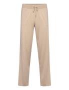 Man Fine Knit Pants Cream Davida Cashmere