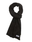 Big Classic Scarf Black Davida Cashmere