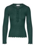 Burlington Ls T-Shirt Green Rosemunde