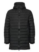 Lohja Long Puffer Jacket W3T3 Black Rains