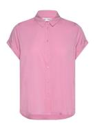 Majan Ss Shirt 9942 Pink Samsøe Samsøe