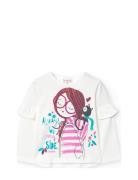 Knit T-Shirt For Baby Girl -Bci White Boboli