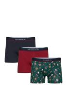 X-Mas Cotton Boxers 3-Packs Navy Lindbergh