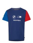 Bmw Mms Kids Ess Logo Tee Blue PUMA Motorsport