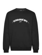 Established 1874 Graphic Crew Neck Sweatshirt Black Lyle & Scott