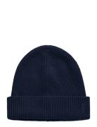 Fine Knitted Wool Beanie Navy GANT