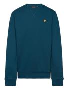 Crew Neck Sweatshirt Blue Lyle & Scott