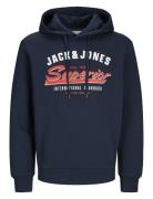 Jjelogo Sweat Hood 2 Col 24/25 Noos Navy Jack & J S